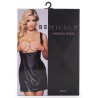 Be Wicked Robe wetlook seins nus Miranda - Noir